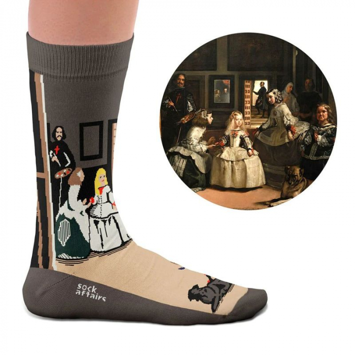 Socken Kunstwerke - Velázquez "Die Hoffräulein"